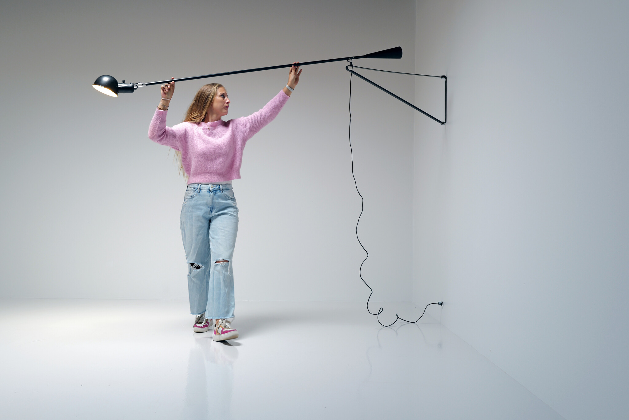 Wall lamp Model 265 van Paolo Rizzatto voor Arteluce, 1973