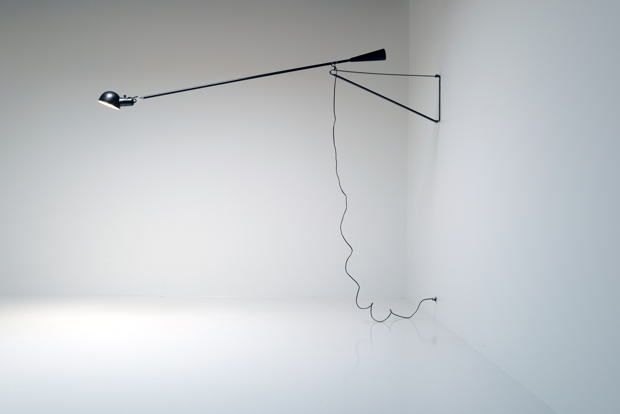 Wall lamp Model 265 van Paolo Rizzatto voor Arteluce, 1973