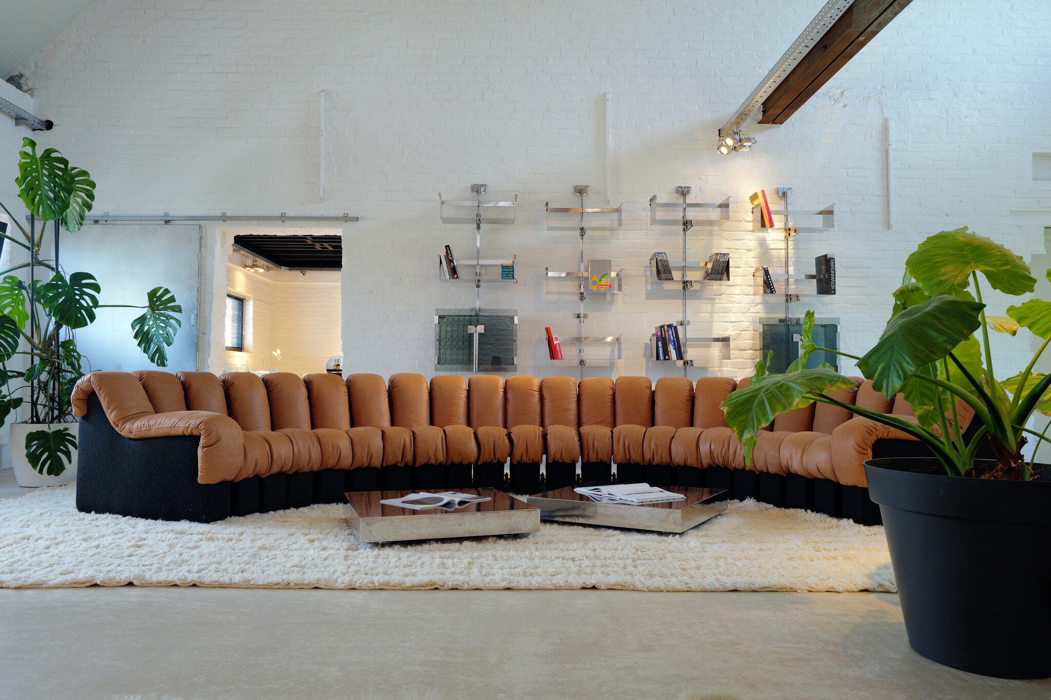 De iconische "Snake sofa" De Sede DS600