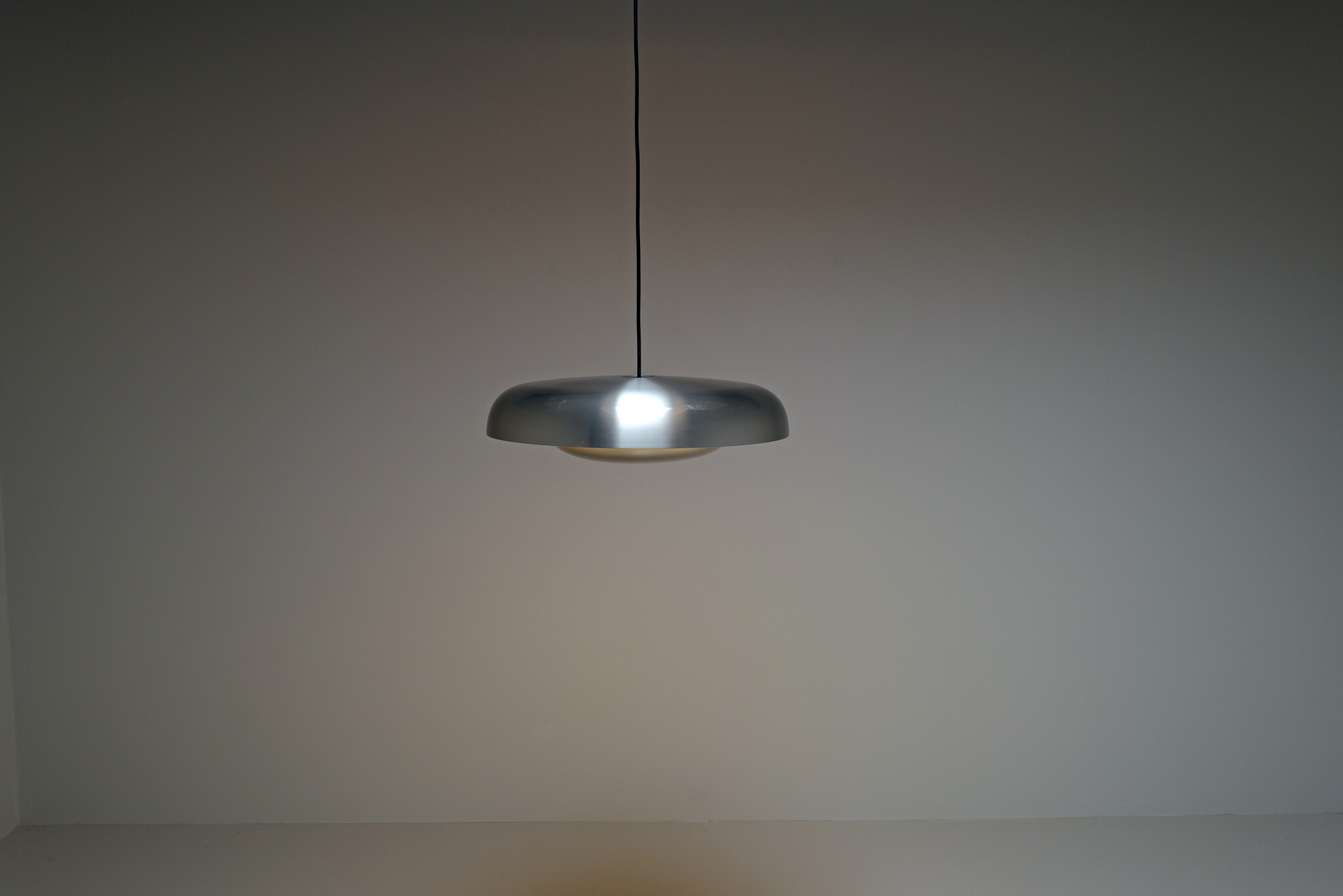 Aluminium Ceiling Lamp by Pirro Cuniberti for Sirrah, 1970's