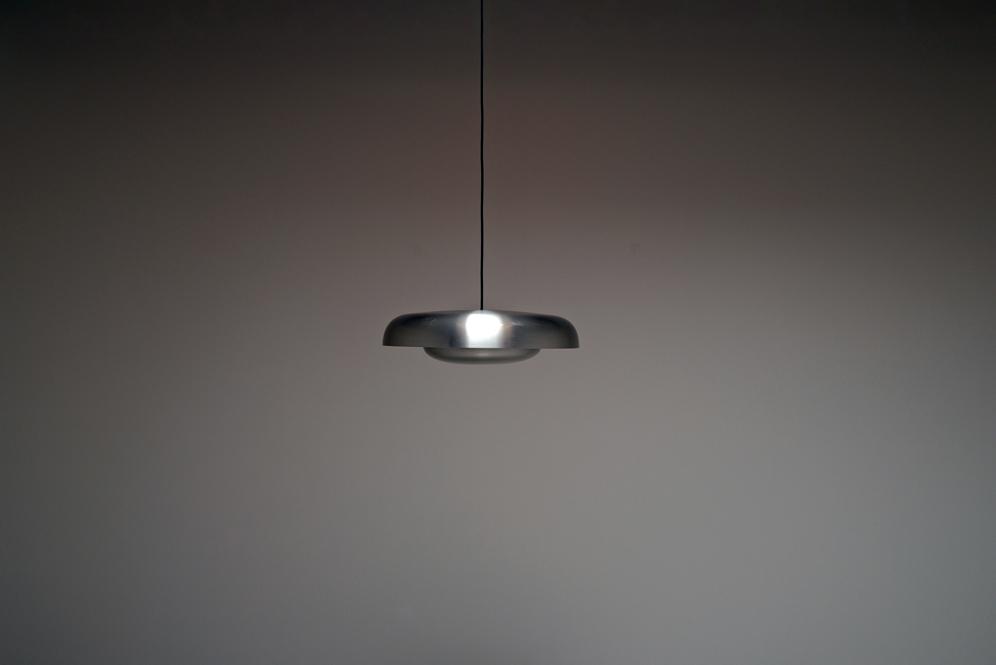 Aluminium Ceiling Lamp by Pirro Cuniberti for Sirrah, 1970's