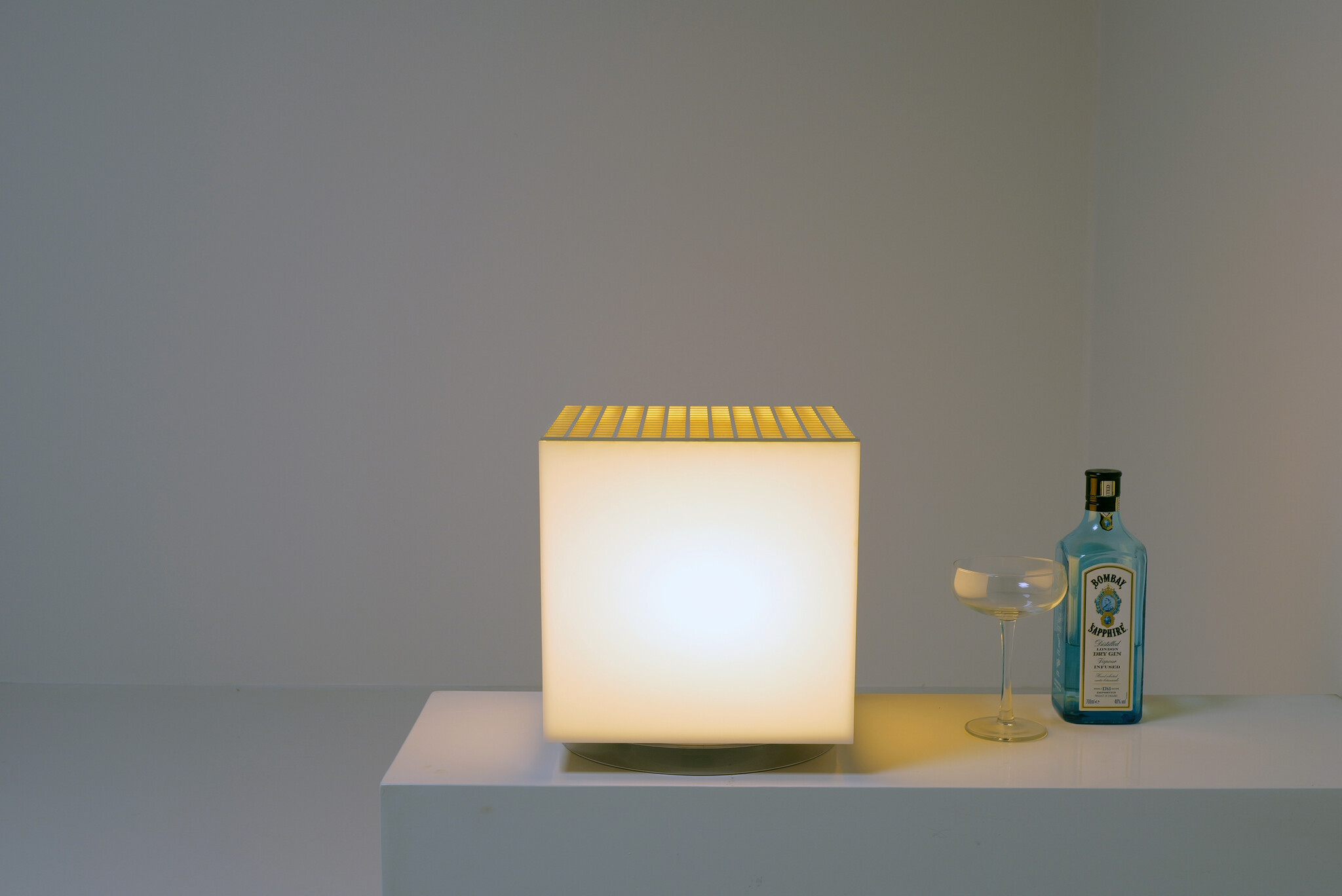 "Cubo Luce" tafellamp van Studio OPI voor Cini & Nils, 1980's