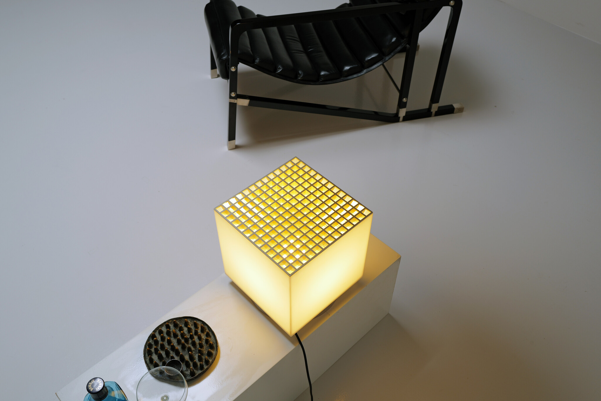 "Cubo Luce" tafellamp van Studio OPI voor Cini & Nils, 1980's