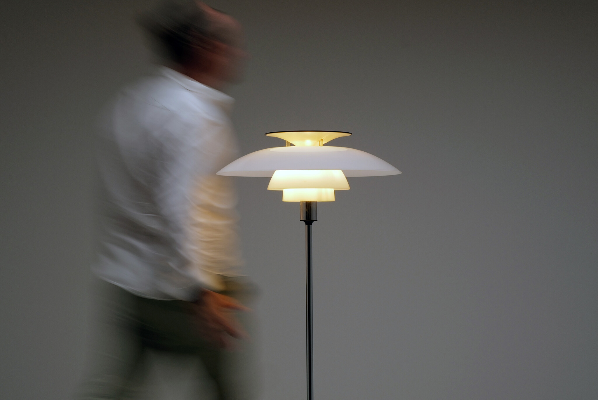 PH80 vloerlamp van Poul Henningsen voor Louis Poulsen, 1970s