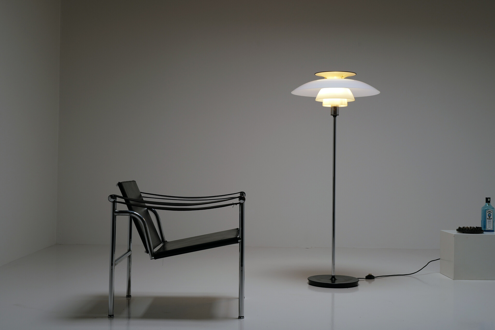 PH80 vloerlamp van Poul Henningsen voor Louis Poulsen, 1970s