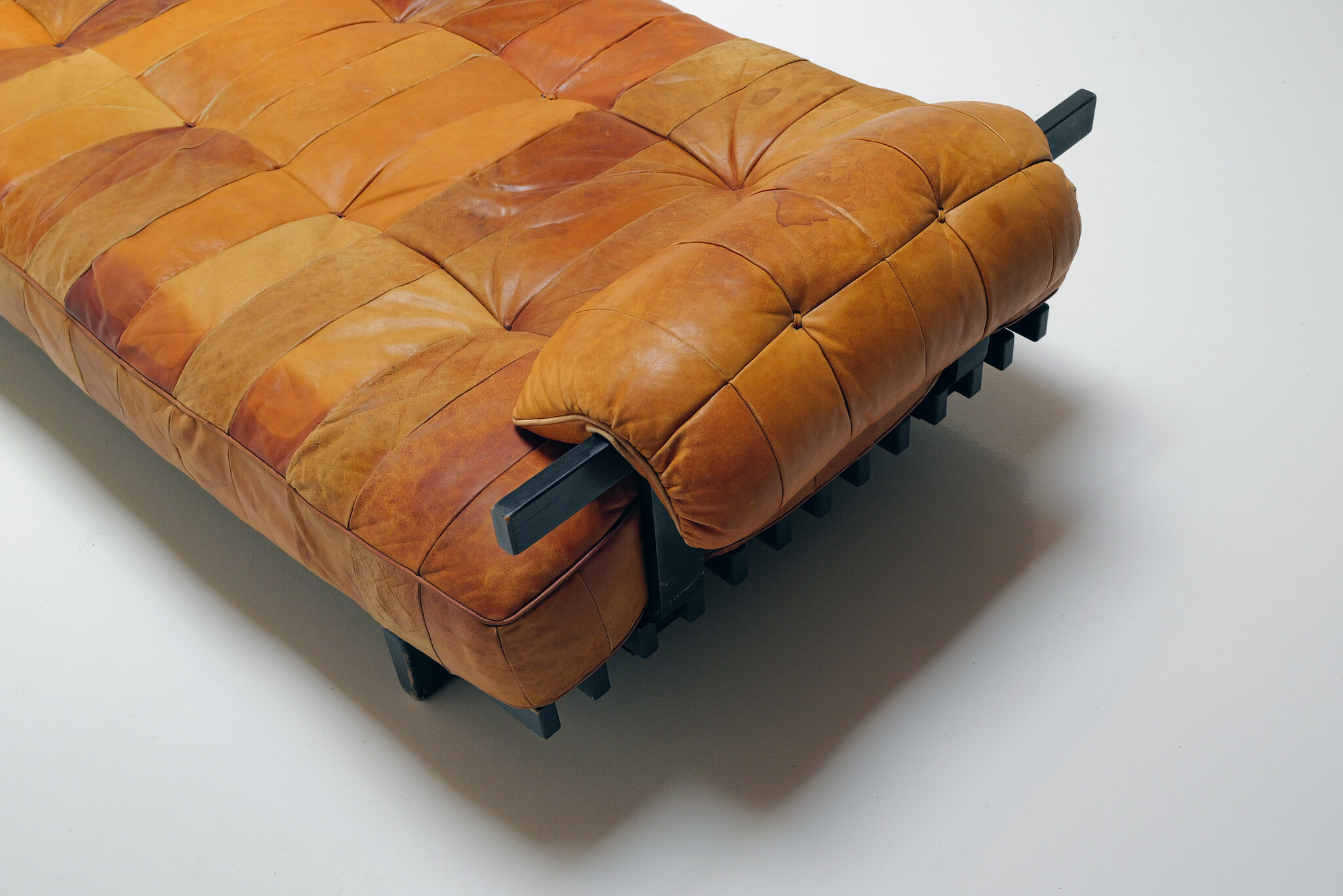 Vintage De Sede DS 80 patchwork daybed, 1970s