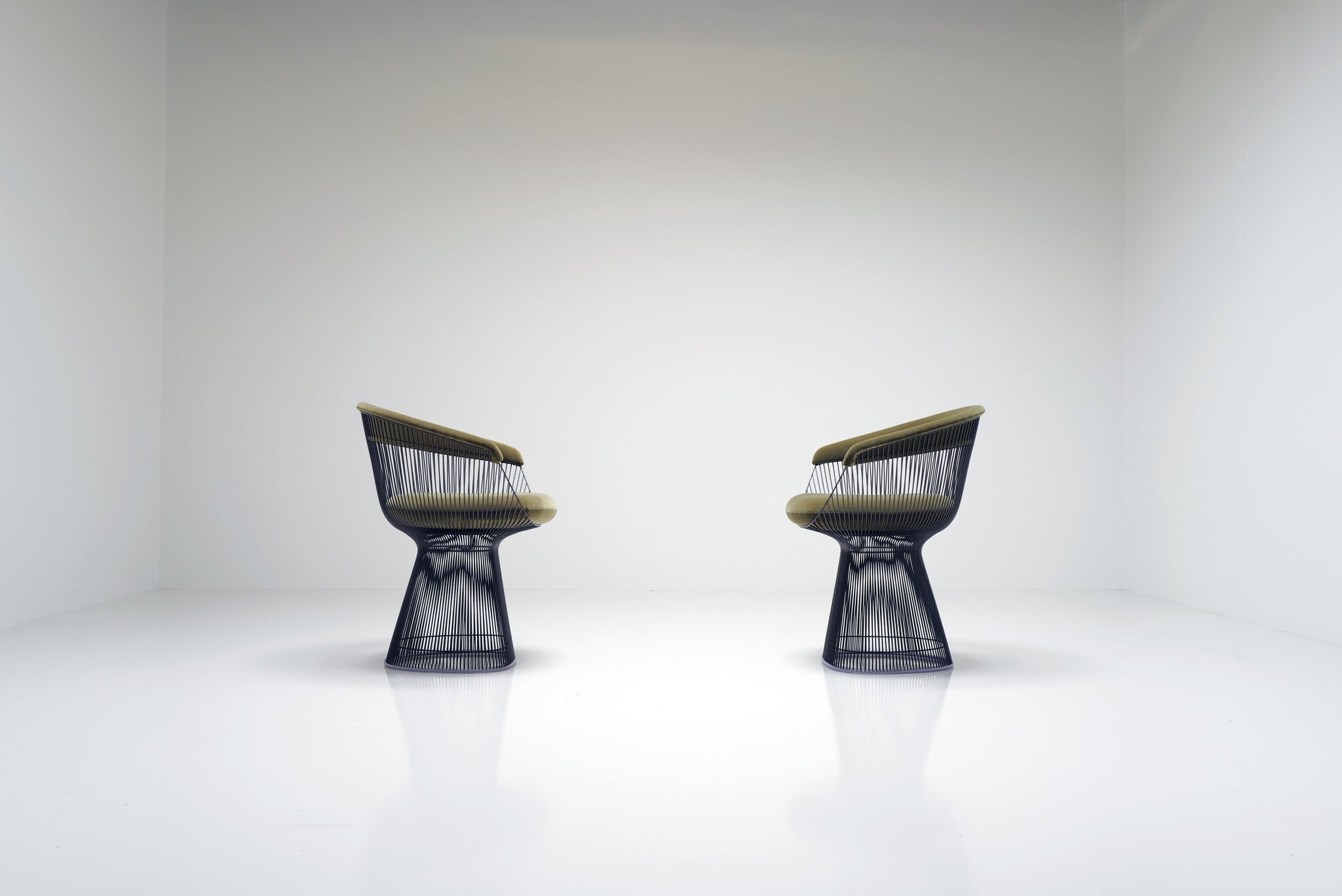 Set van 2 Warren Platner armstoelen voor Knoll, 1960s