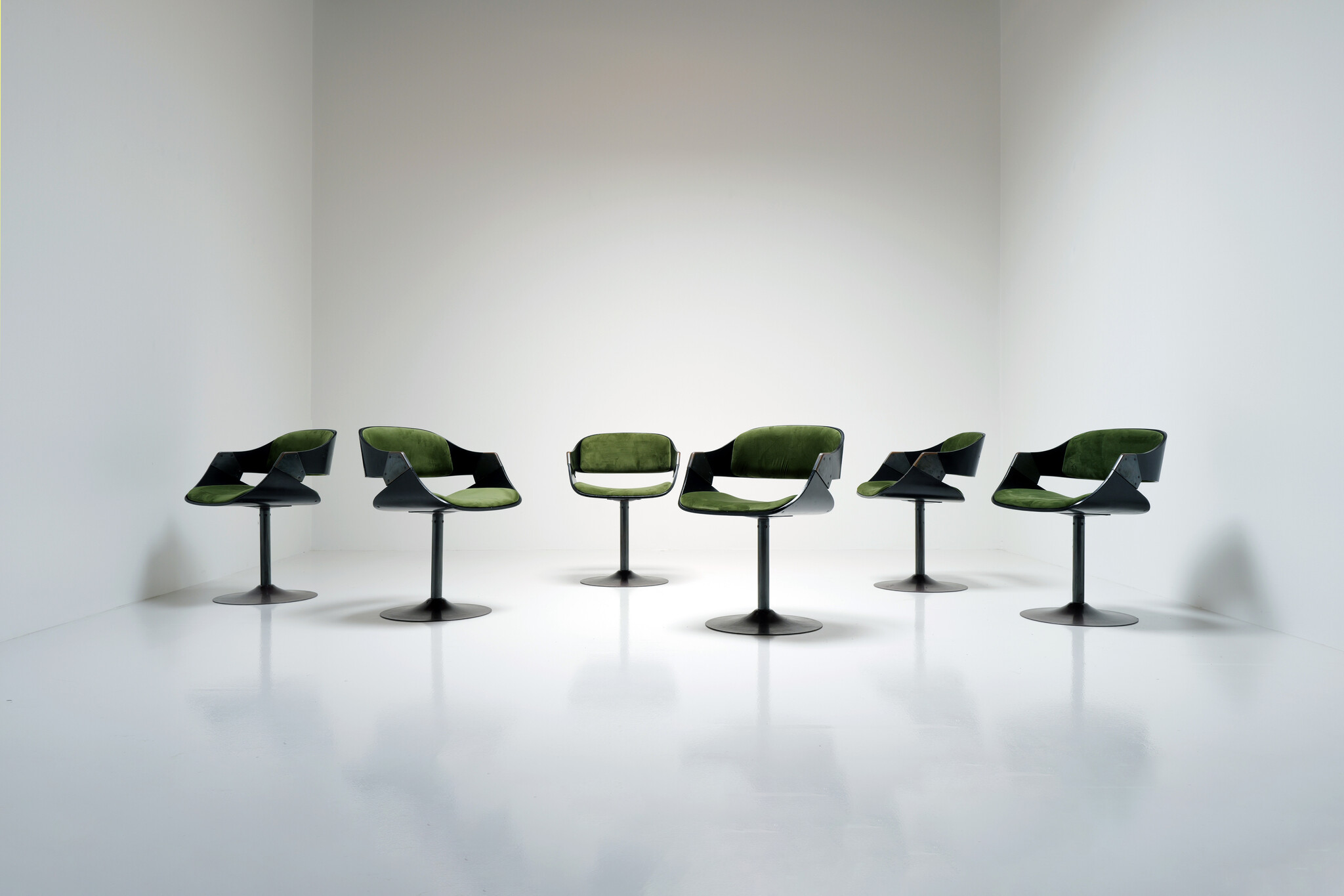 “Radiant” dining chairs van Rudi Verelst voor Novalux, 1970s