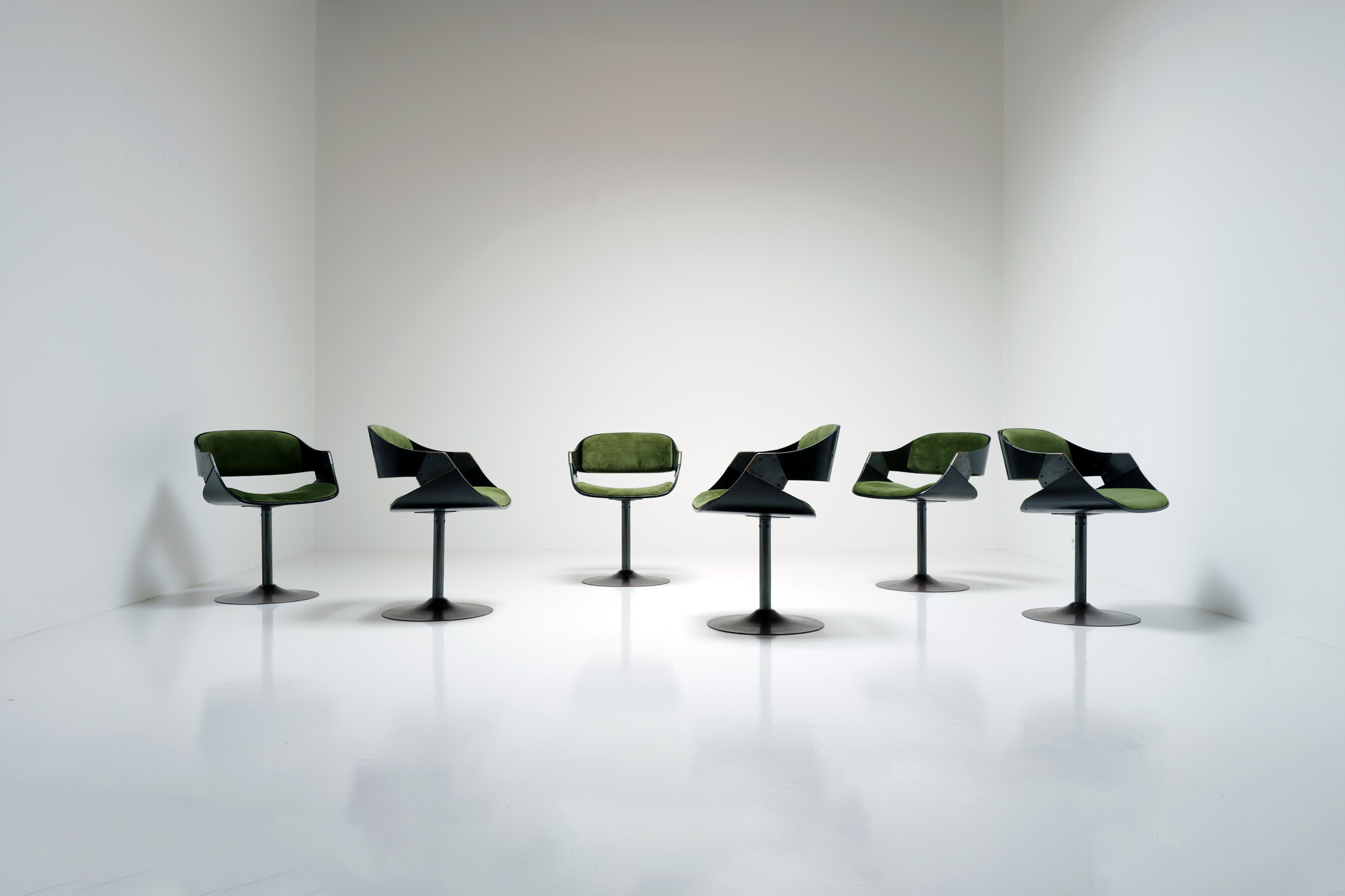 “Radiant” dining chairs van Rudi Verelst voor Novalux, 1970s