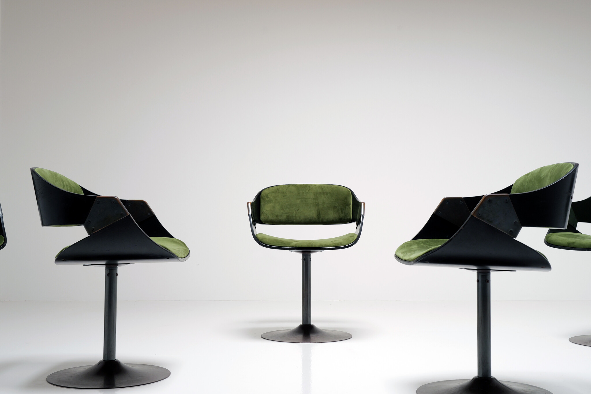 “Radiant” dining chairs van Rudi Verelst voor Novalux, 1970s
