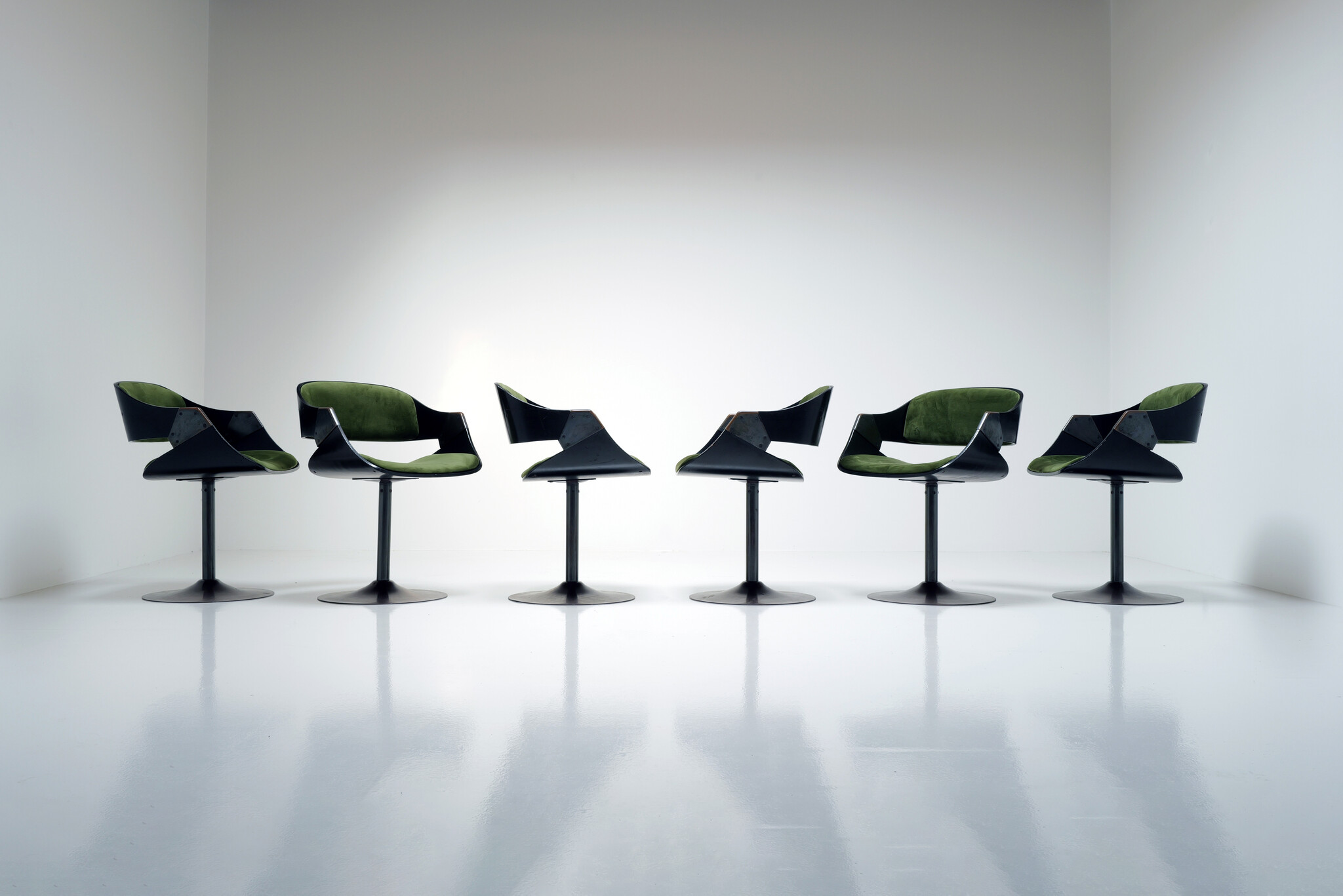 “Radiant” dining chairs van Rudi Verelst voor Novalux, 1970s