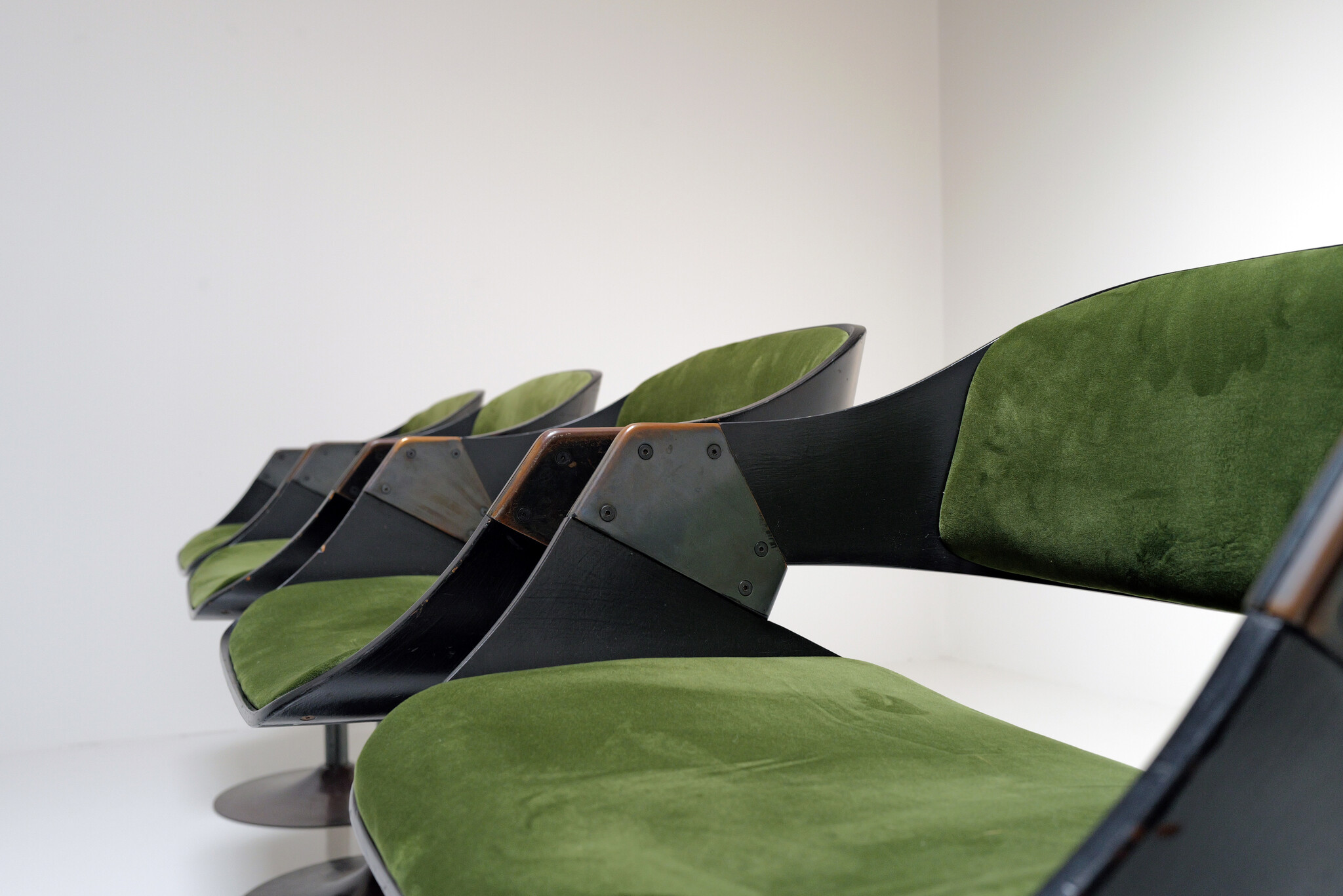 “Radiant” dining chairs van Rudi Verelst voor Novalux, 1970s