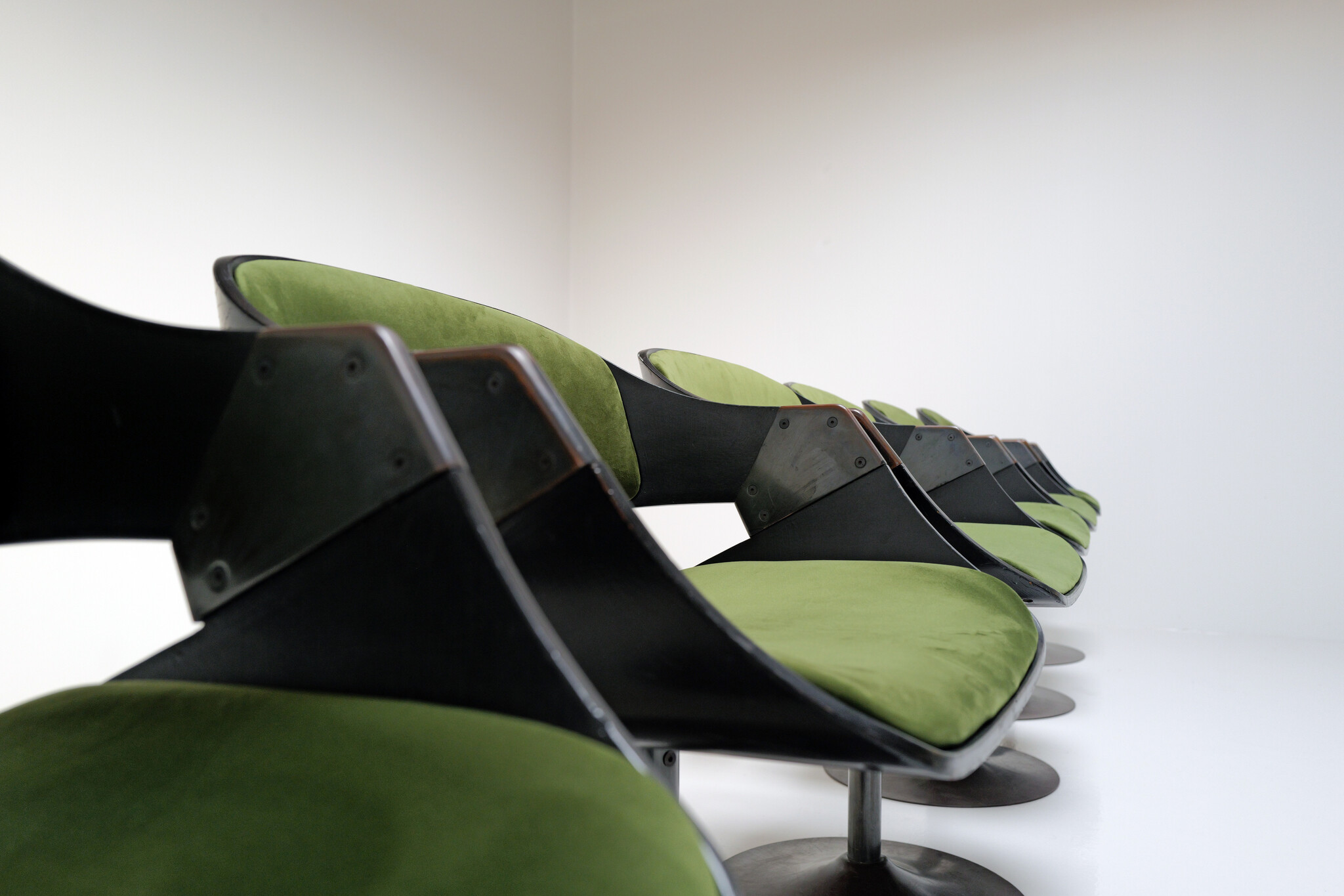 “Radiant” dining chairs van Rudi Verelst voor Novalux, 1970s