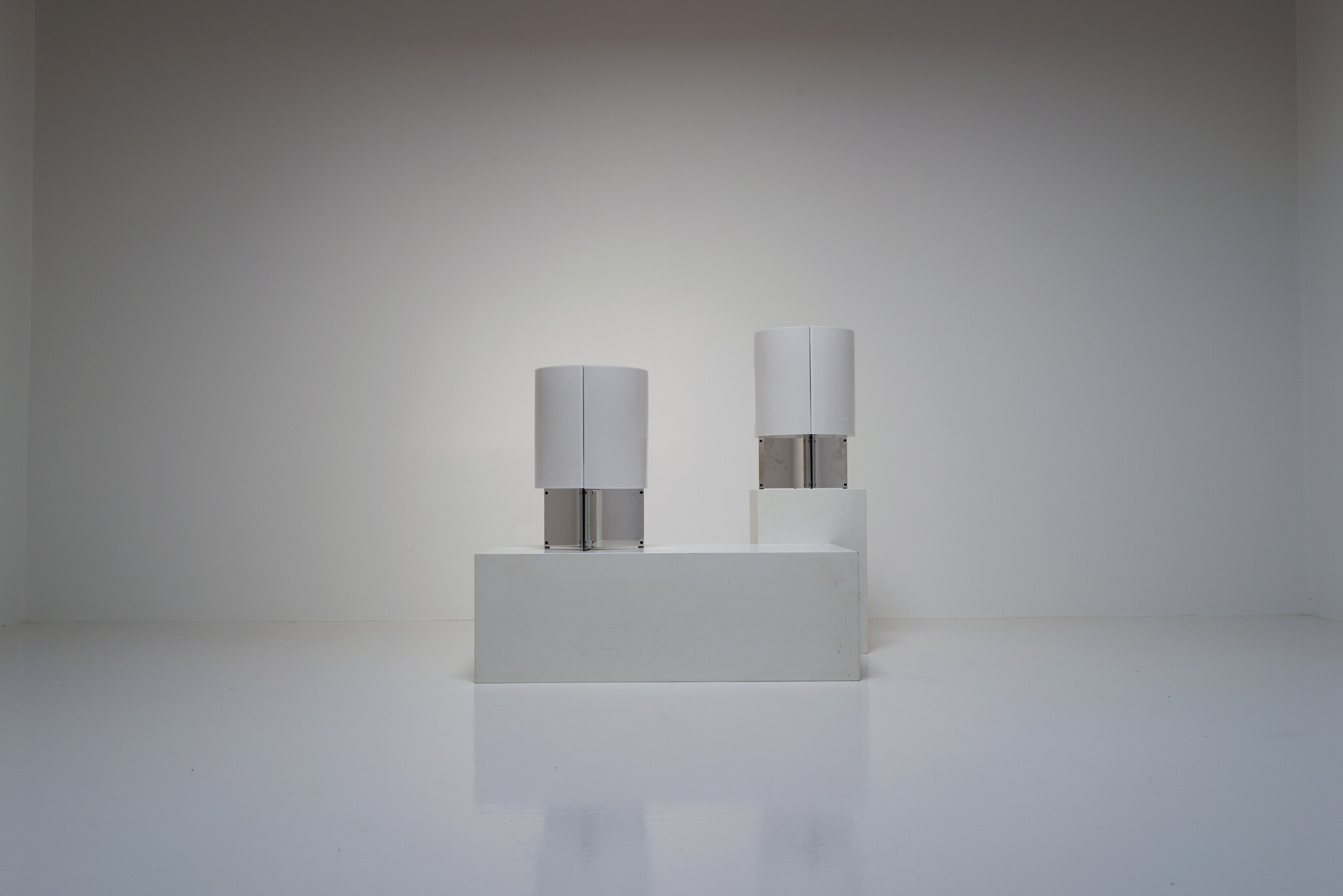 Model 526G tafellamp van Massimo Vignelli voor Arteluce, 1960s