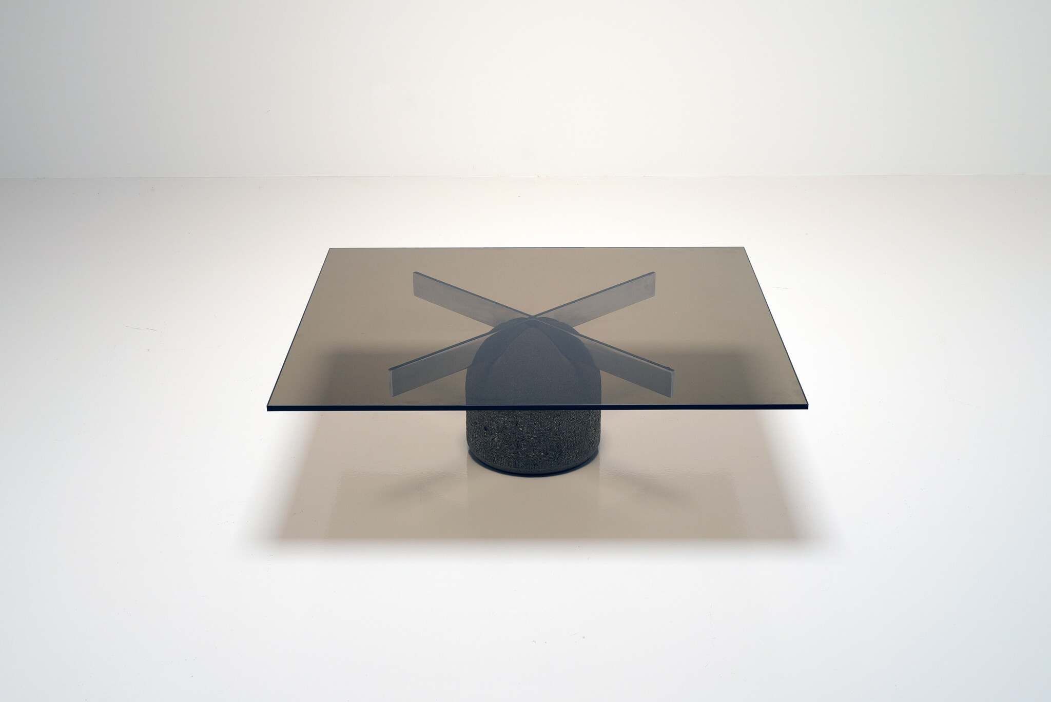 “Paracarro” salontafel van Giovanni Offredi voor Saporiti, 1970s