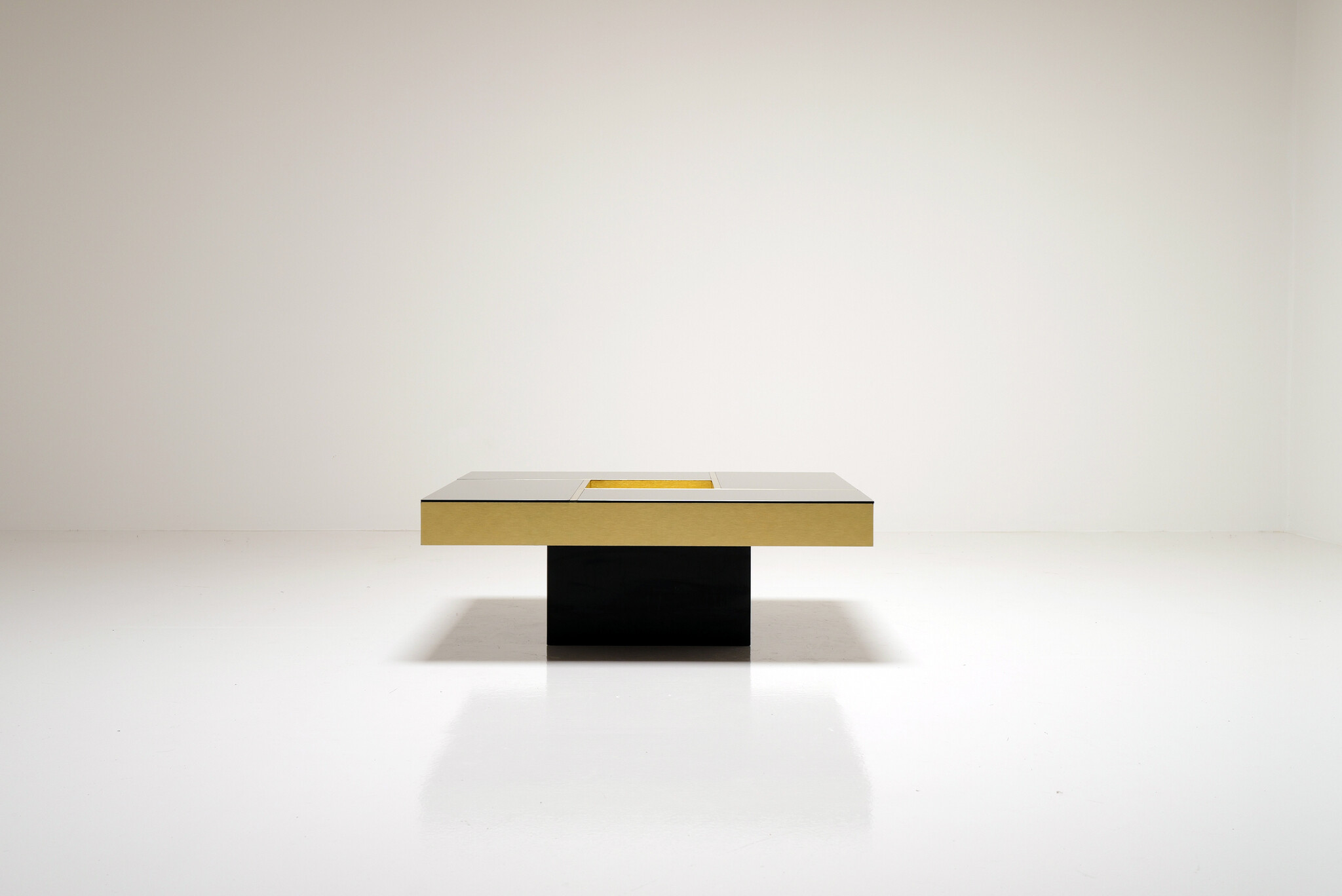 Barsalontafel in zwart en goud
