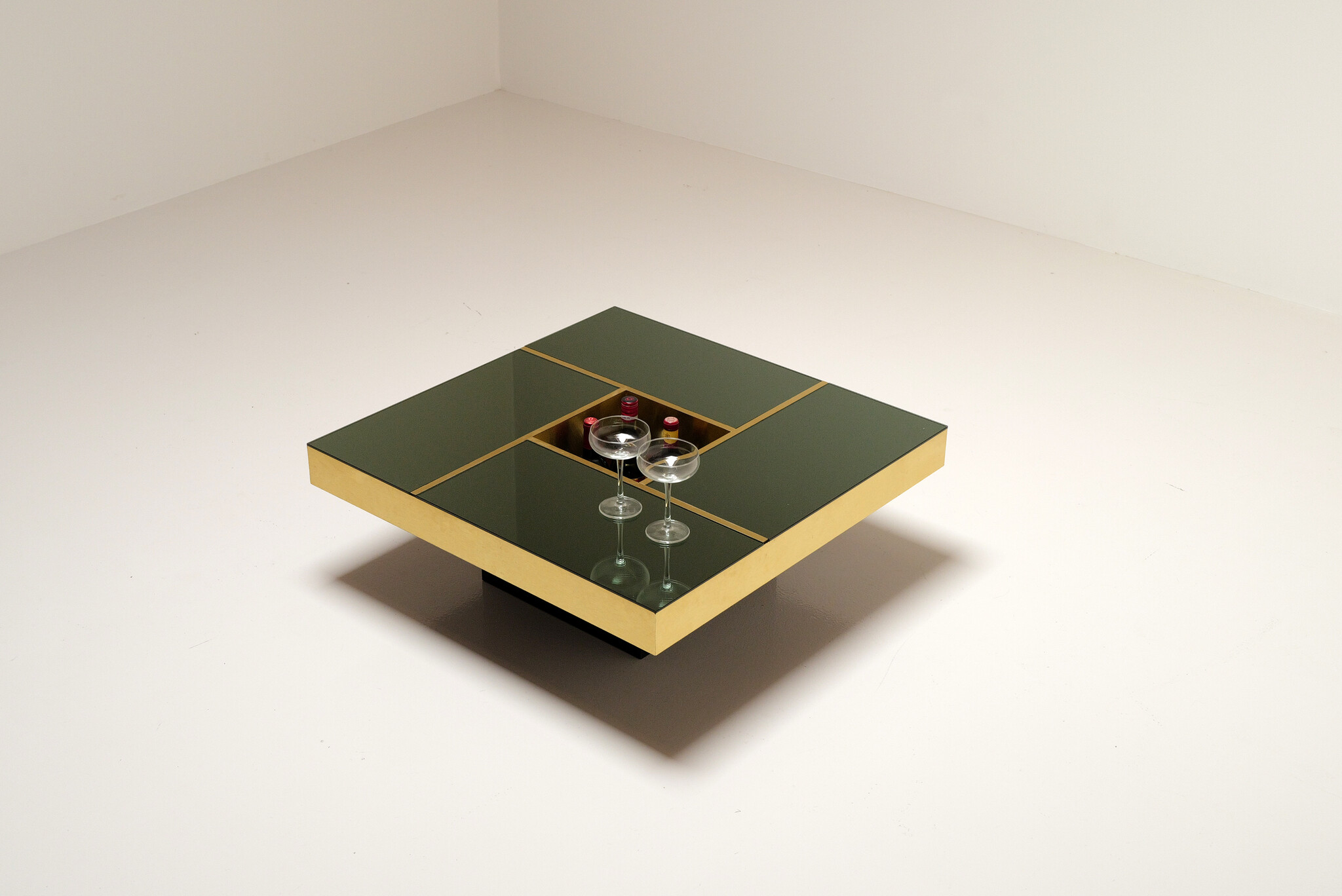 Barsalontafel in zwart en goud