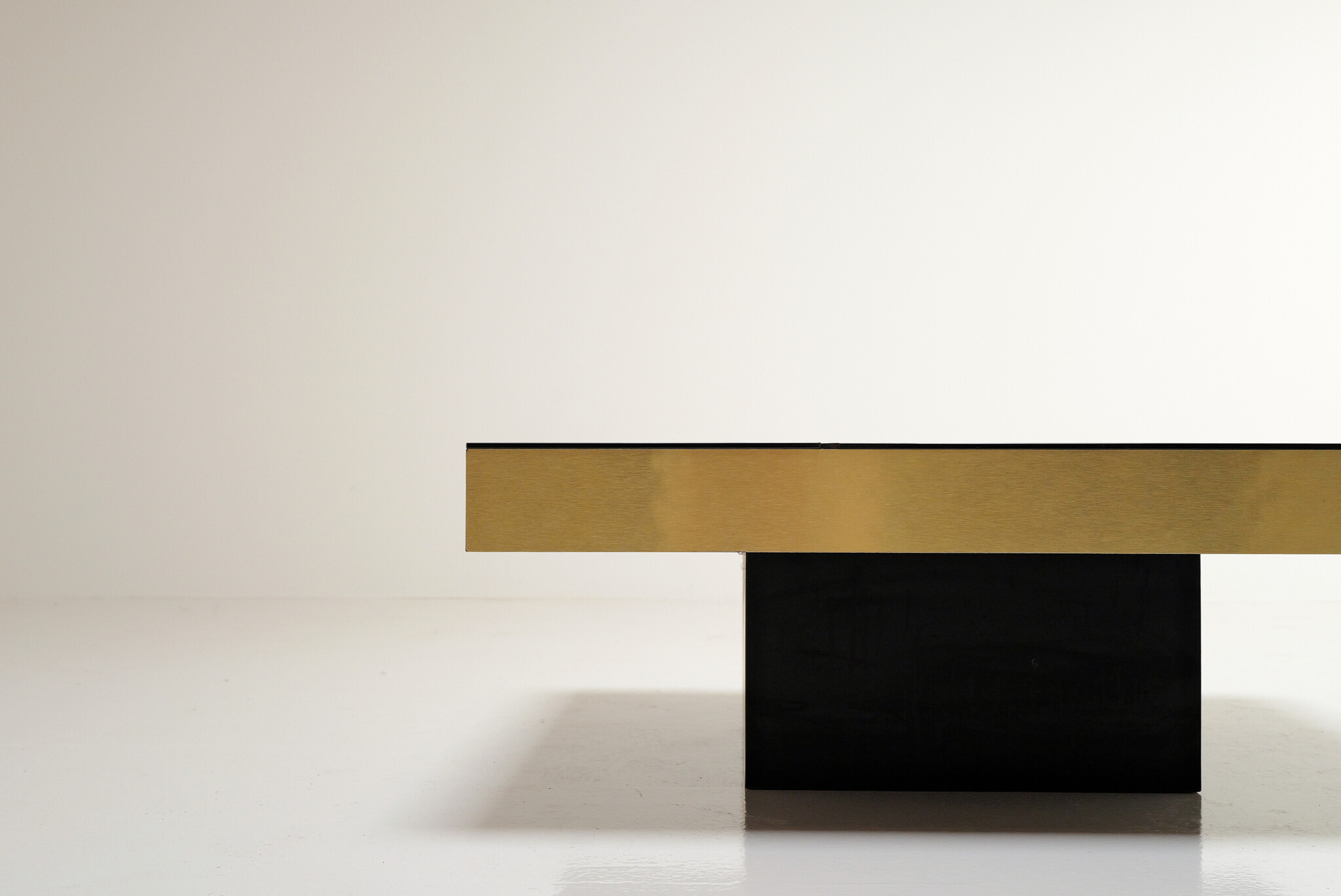 Barsalontafel in zwart en goud