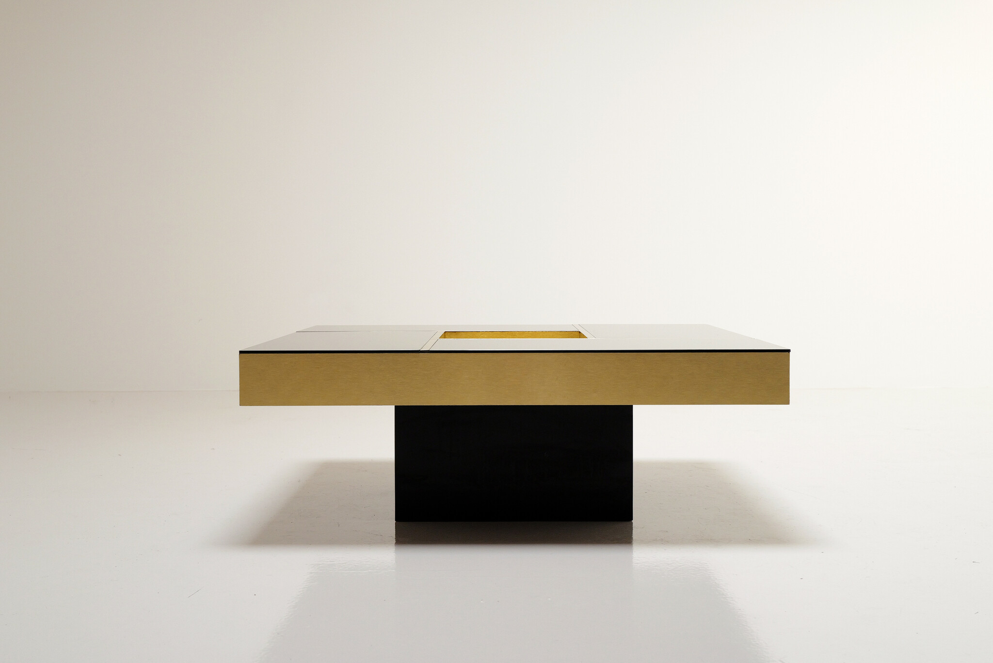 Barsalontafel in zwart en goud