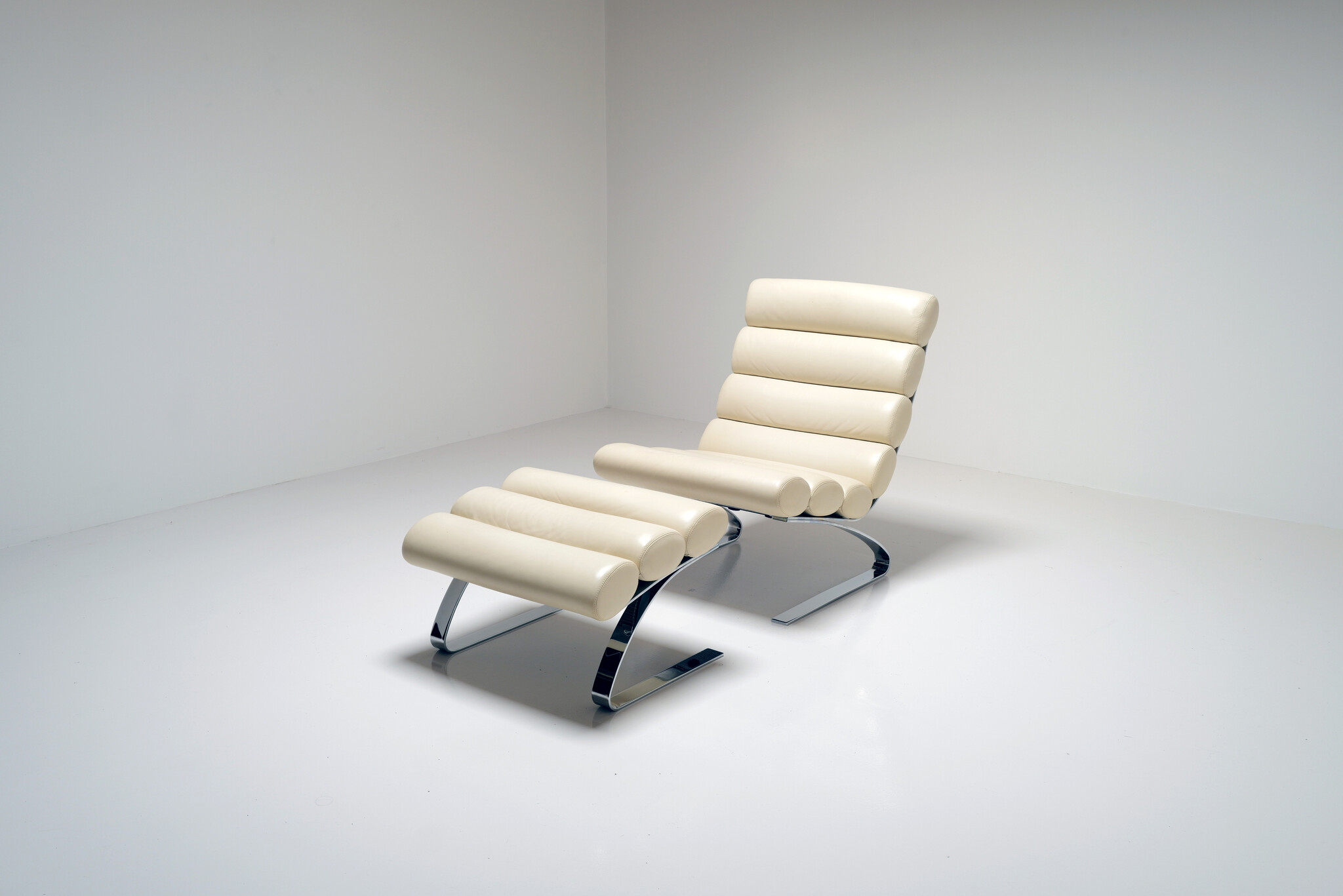 Sinus lounge chair met ottoman van Reinhold Adolf & Hans Jürgen Schröpfer voor COR, 1970s
