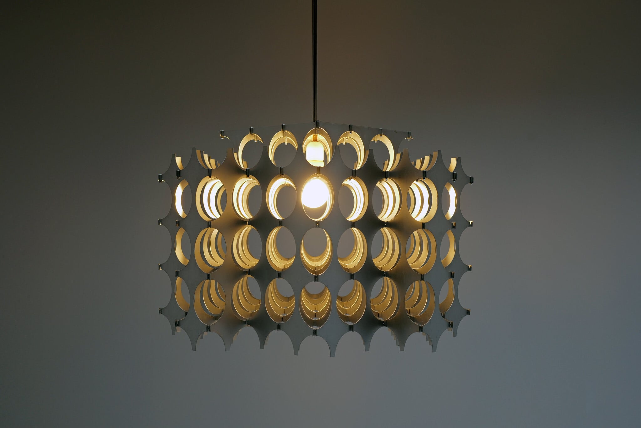 Cynthia Pendant luster by Mario Marenco for Artemide, 1968