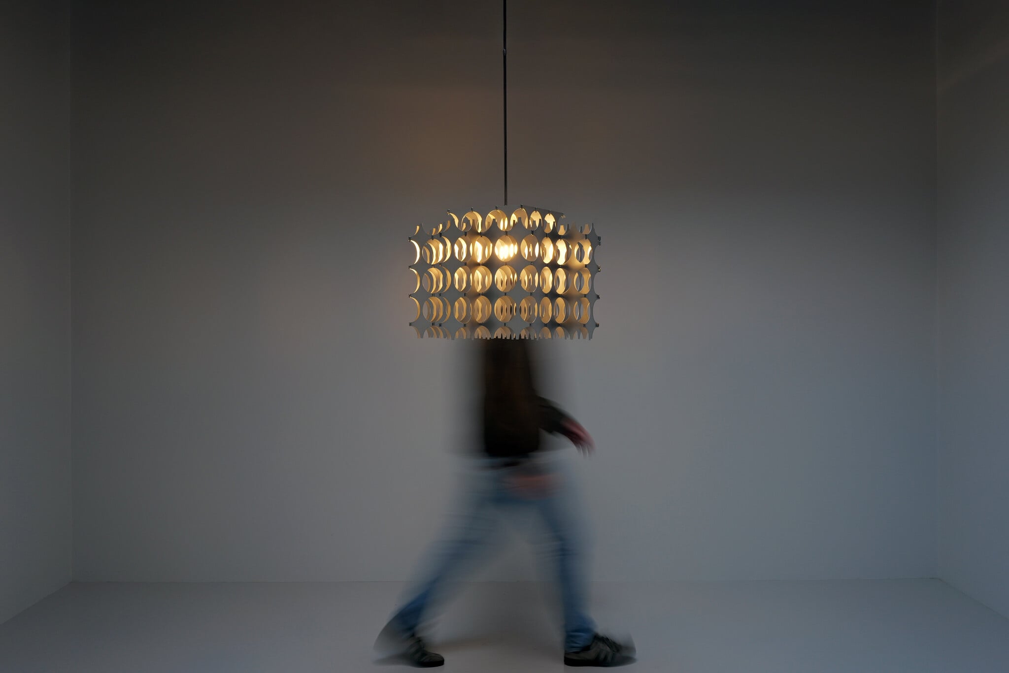 Cynthia Pendant luster by Mario Marenco for Artemide, 1968