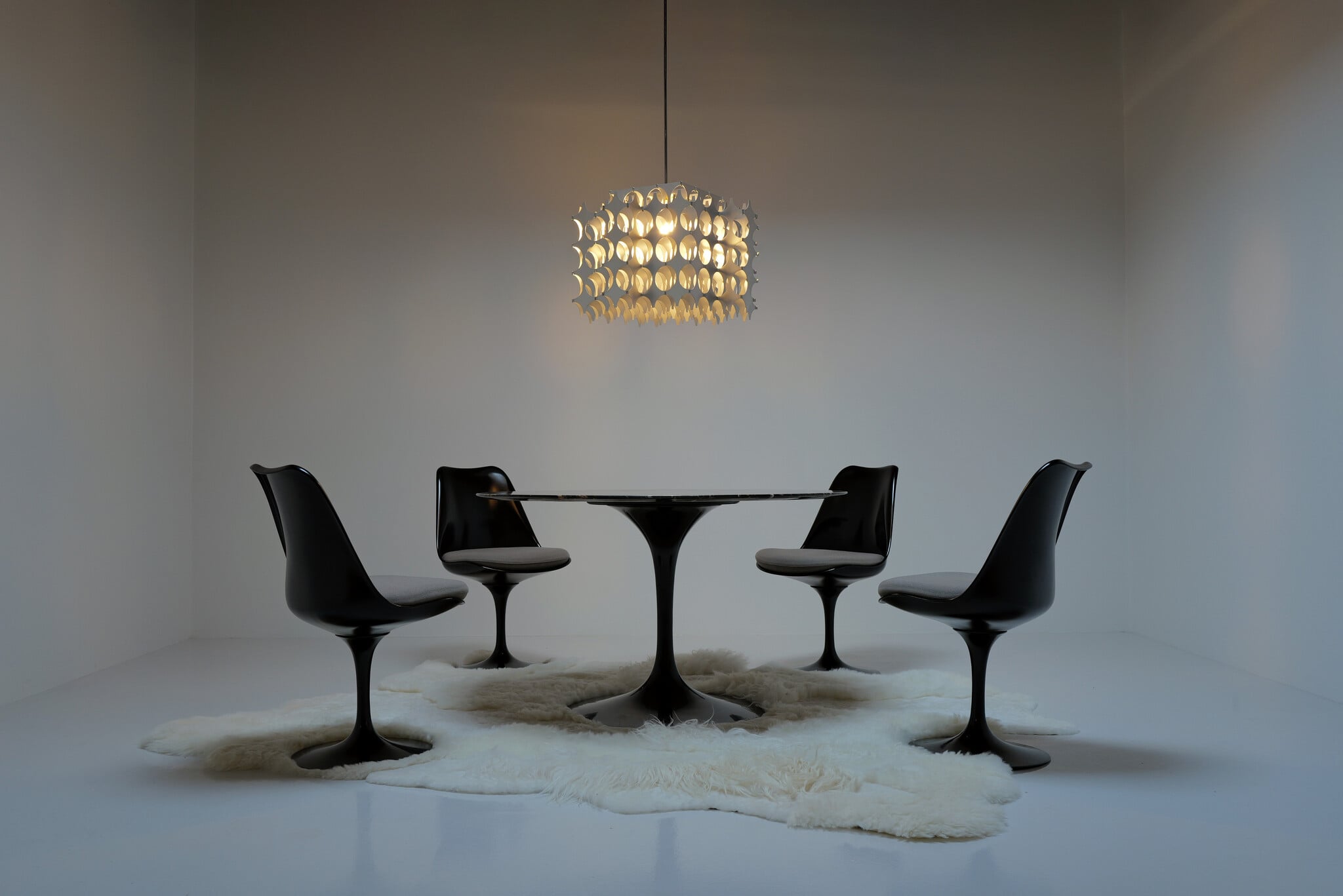 Cynthia Pendant luster by Mario Marenco for Artemide, 1968