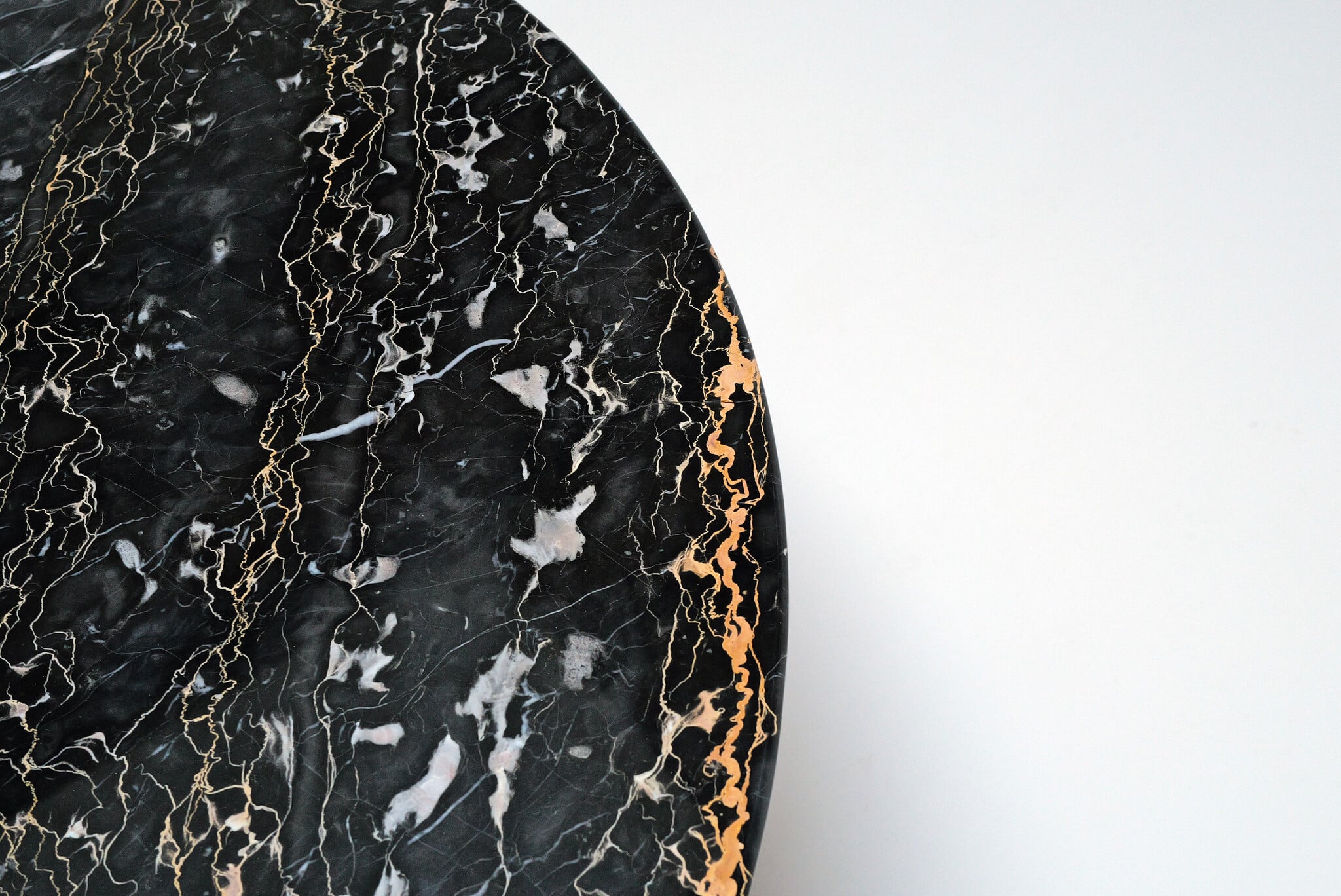 Nero Portoro marmeren Tulip tafel van Eero Saarinen voor Knoll