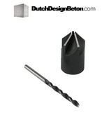 DutchDesignBeton.com Set of a countersink drill bit and a wood spiral drill bit