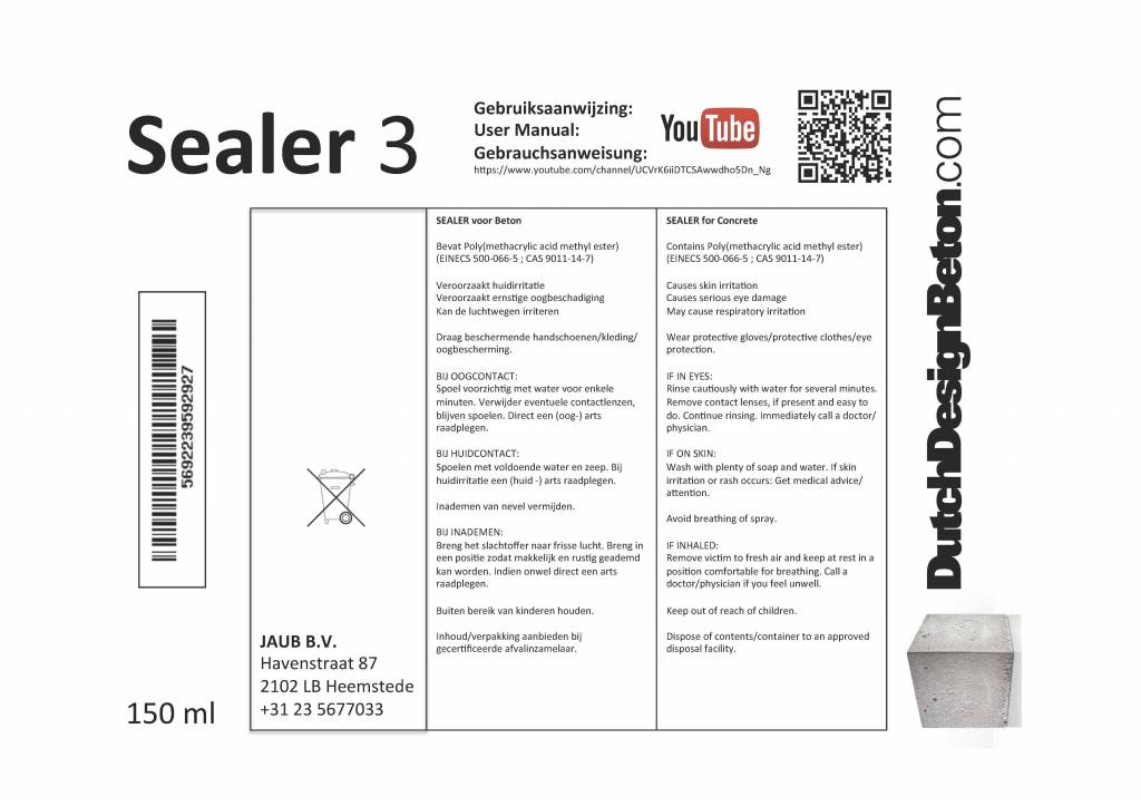 CRTE Stap 3 van het 3 staps Sealer systeem