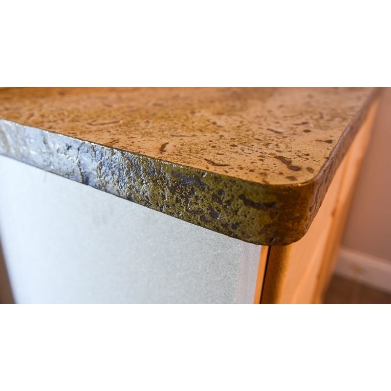 Concrete Countertop Thin Insert Travertine