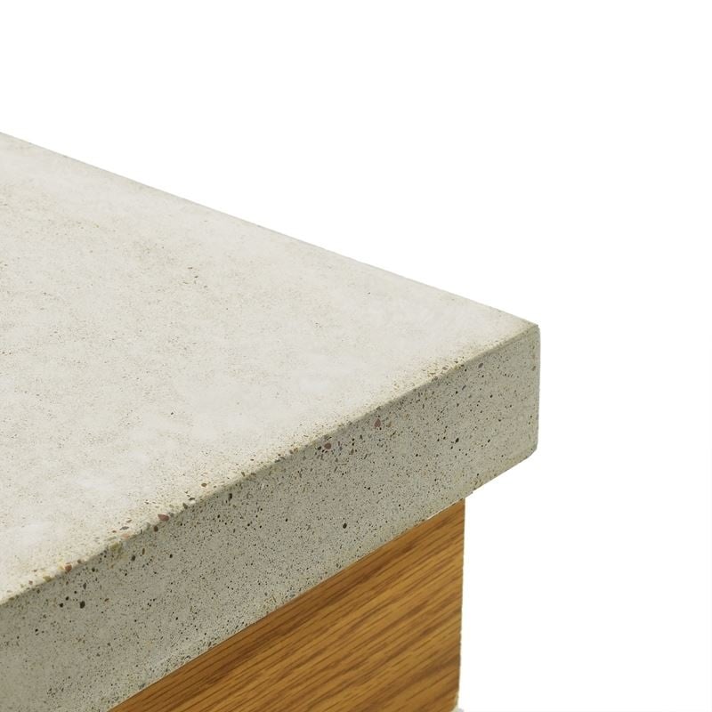 Concrete Countertop Square Edge - EuroForm + backwall profile 32mm