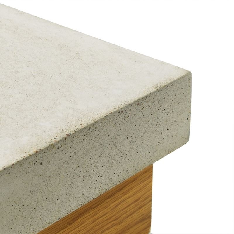 Concrete Countertop Square Edge-57mm + back wall profile