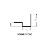 Concrete Countertop Square Edge-57mm + back wall profile
