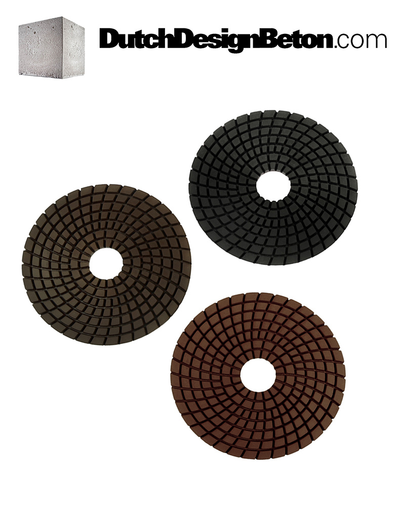 CRTE CRTE Combo Pack Diamond polishing pads grit 100, 200, 400