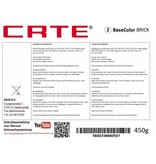 CRTE NR.2 BaseColor, hochwertiger, ultrafeiner Farbstoff, 450 Gramm