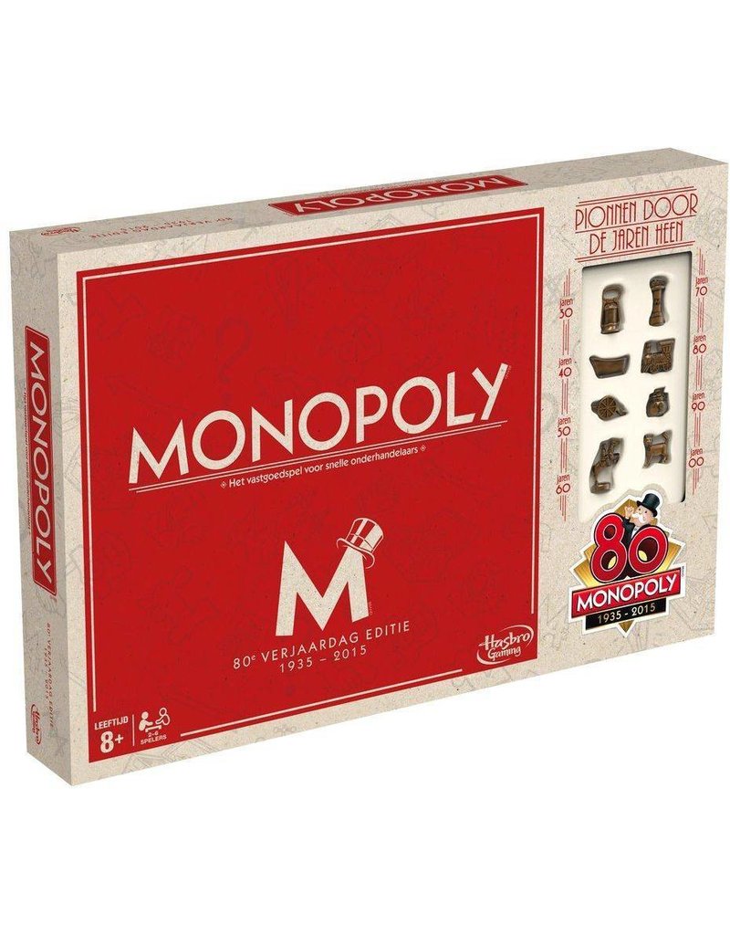 Hasbro Monopoly 80e verjaardag editie