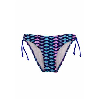 FestyFashion Bikini Broekje Tropical  Blauw Maat S - Supersale
