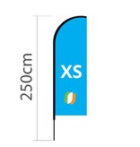 Beach flag Straight XS - 60x186cm