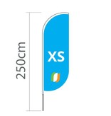 Beachflag Convex XS - 60x186cm