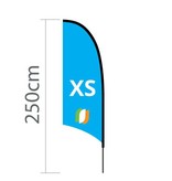 Beachflag Concave XS - 60x186cm