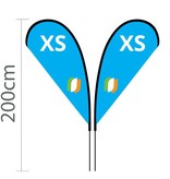 Beachflag Flying XS - 80x143cm