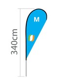 Beachflag Flying M - 100x240cm