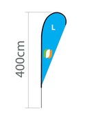 Beachflag Flying L - 100x300cm