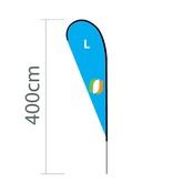 Beachflag Flying L - 100x300cm