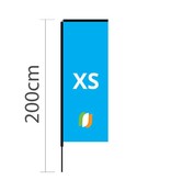 Beachflag Block XS - 60x160cm