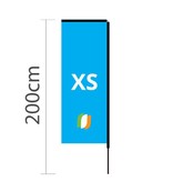 Beach flag Block XS - 60x160cm (24" x 63")