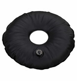 Placa de base, preto com saco de água preto