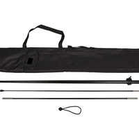 Beach flag pole XS, black