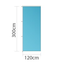 Reklamflagga, 120x300cm